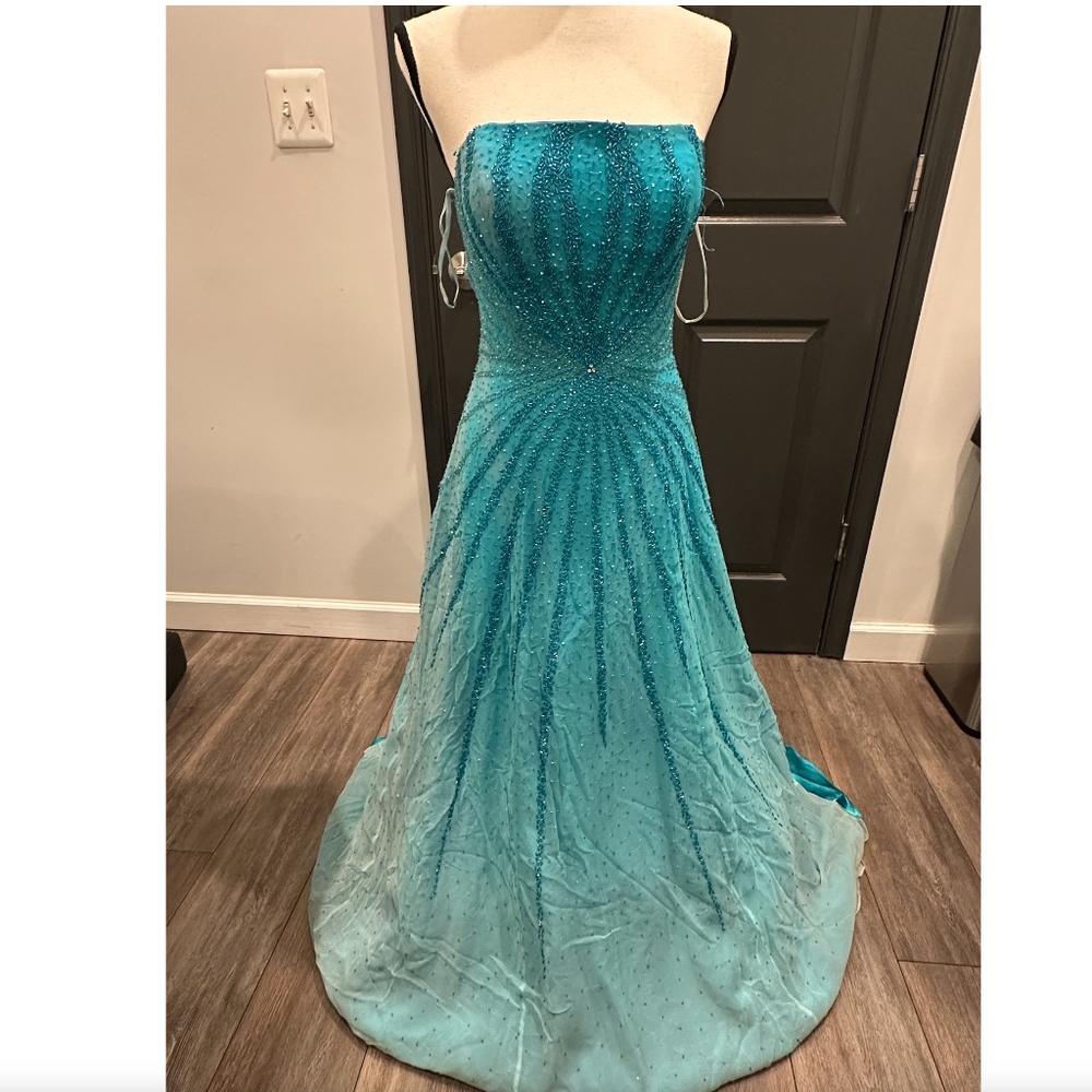 Alyce Designs Turquoise Dress